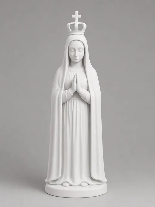 Virgen de Fátima impresa en 3D